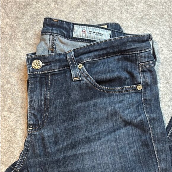 π₯ AG JEANS β THE STILT CIGARETTE LEG β SIZE 28R β DARK WASH π₯ - Picture 2 of 15